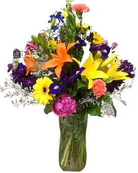 FJ Summer Mixed Fun Seasonal Flowers Flower Arrangement